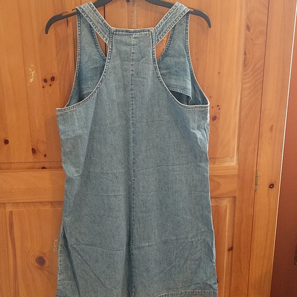 Express Bleus Denim Racer Back Dress - Picture 2 of 5